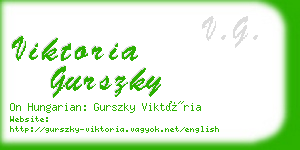 viktoria gurszky business card